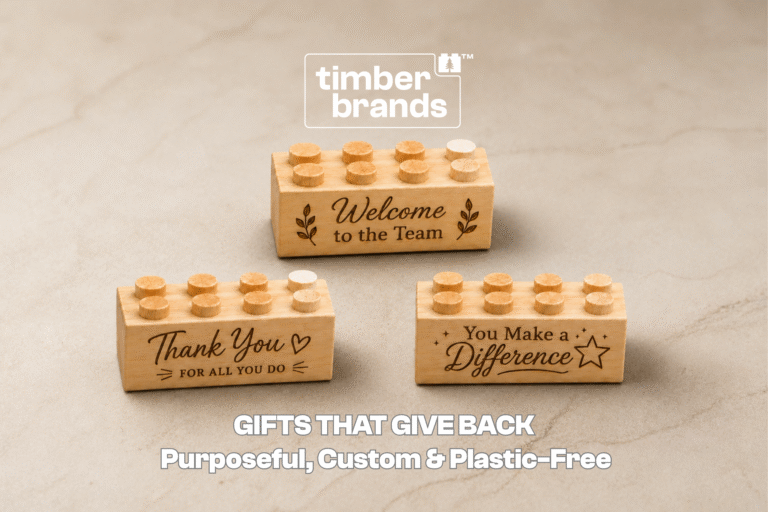 Timber Brands Sustainable Gifting | Purposeful, Custom & Plastic-Free
